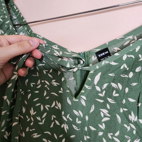 Maxi Long Flowery Dress, medium, summer dress, , shein - Picture 5 of 8